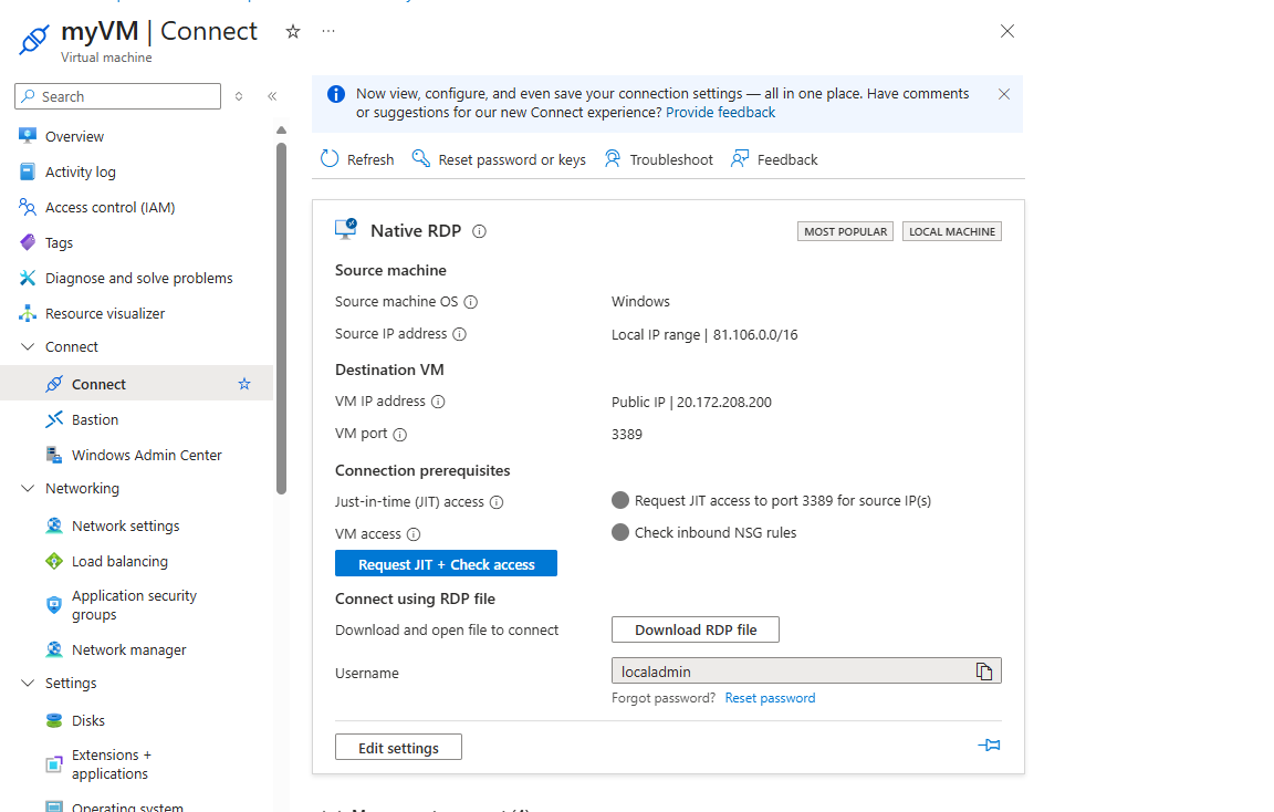 Request JIT + check access.